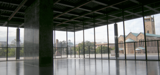 The Sankt Matthaus Church as seen from the Galerie