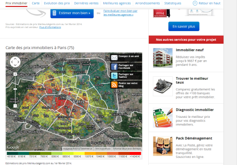 Map by meilleursagents.com