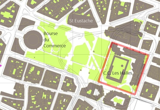 Les Halles area, Paris