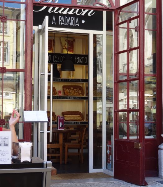 A bakery on Rossio Station, Lisbon